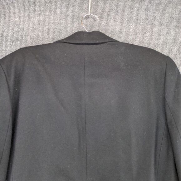 Vintage Pendleton Classic Blazer Suit Womens 16 Black One Button Wool - Picture 6 of 13
